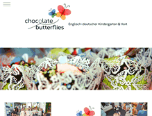 Tablet Screenshot of chocolatebutterflies.de